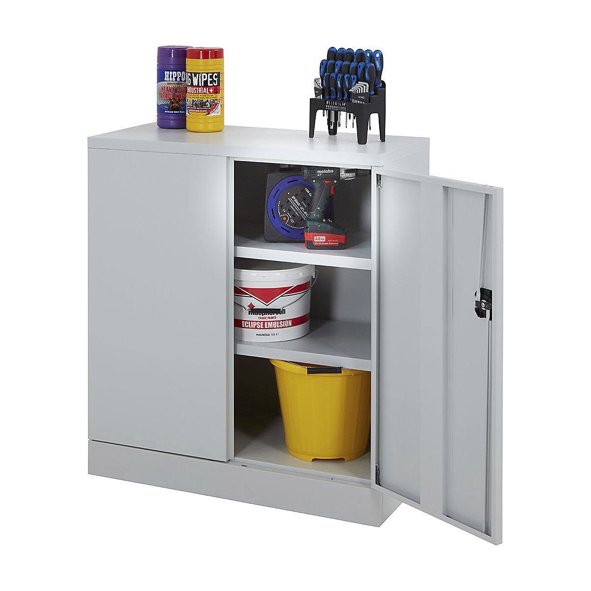 BiGDUG Essentials Steel Workplace Cupboards