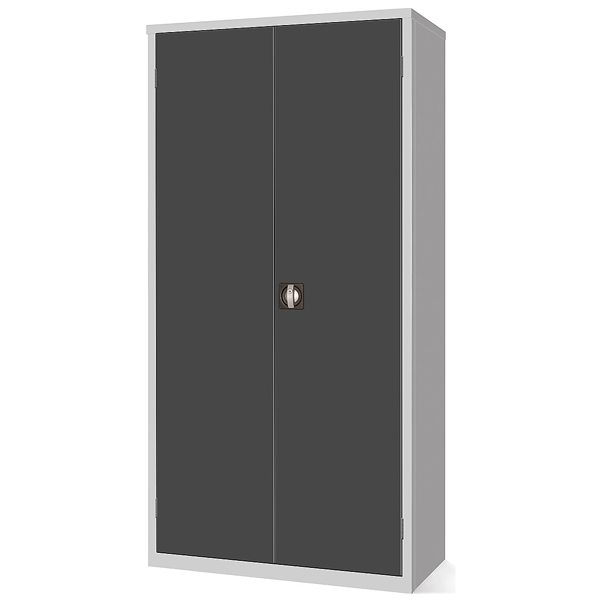 Elite Clothing & Equipment Cupboards, Elite Clothing & Equipment Cupboards, Elite Clothing & Equipment Cupboard | 1830h x 915w x 457d mm | Mechanical Combination Lock | Dark Grey Doors | Full Width Top Shelf | 3 Half Shelves with Hanging Rail-4