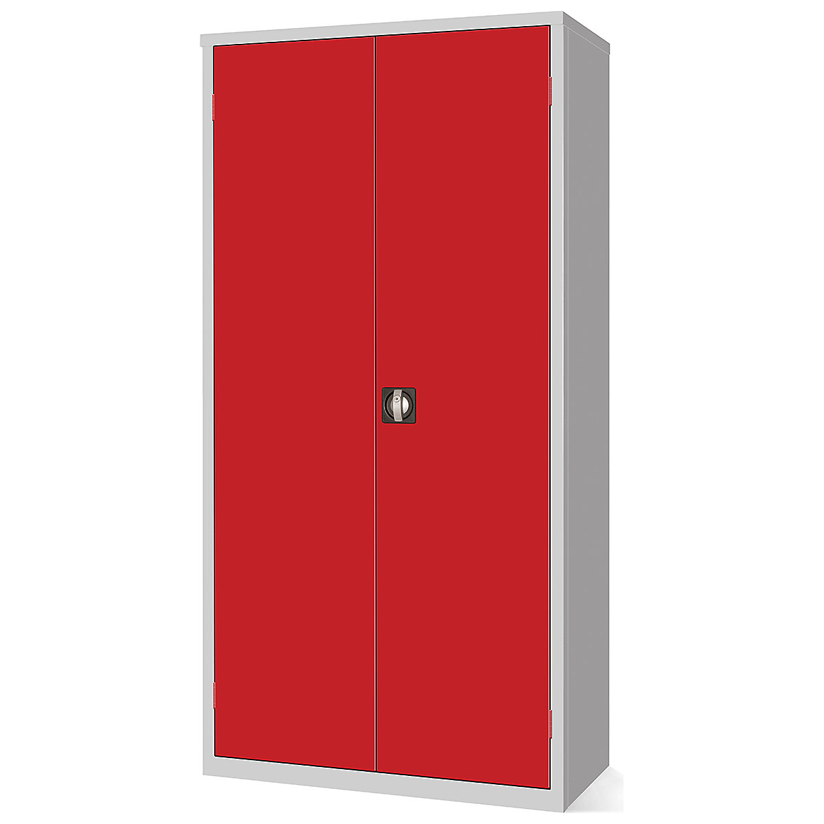 Elite Clothing & Equipment Cupboards, Elite Clothing & Equipment Cupboards, Elite Clothing & Equipment Cupboard | 1830h x 915w x 457d mm | Mechanical Combination Lock | Red Doors | Full Width Top Shelf | 3 Half Shelves with Hanging Rail-5