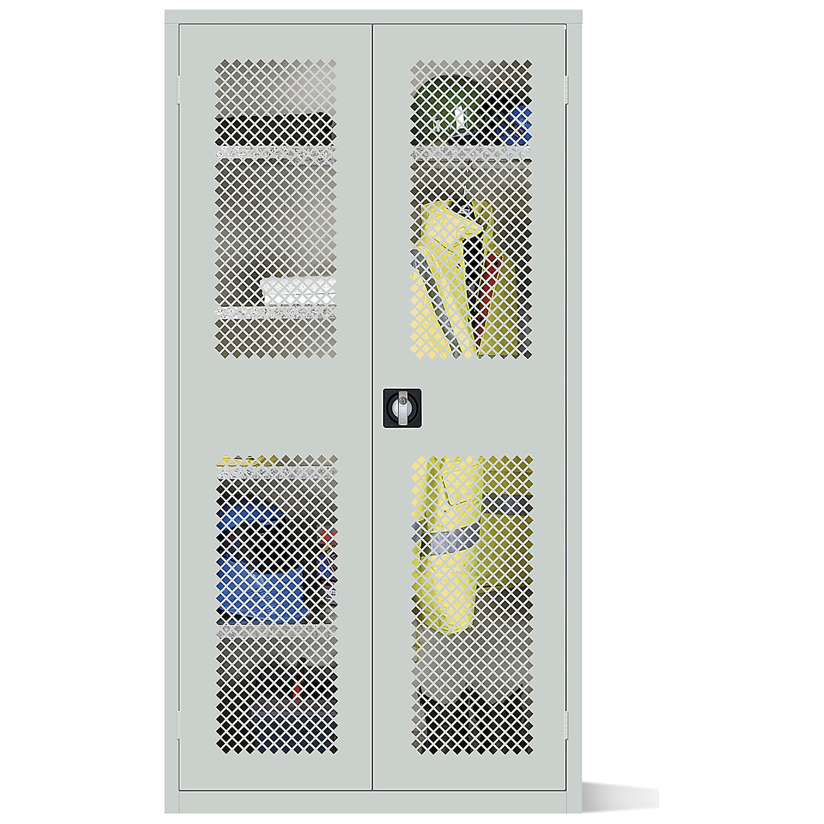 Elite Steel Mesh Door Storage Clothing & Equipment Cupboards