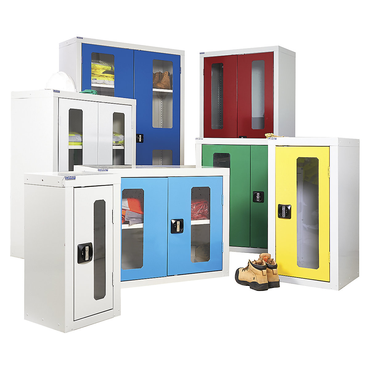 Mercian Clear Door Cupboards