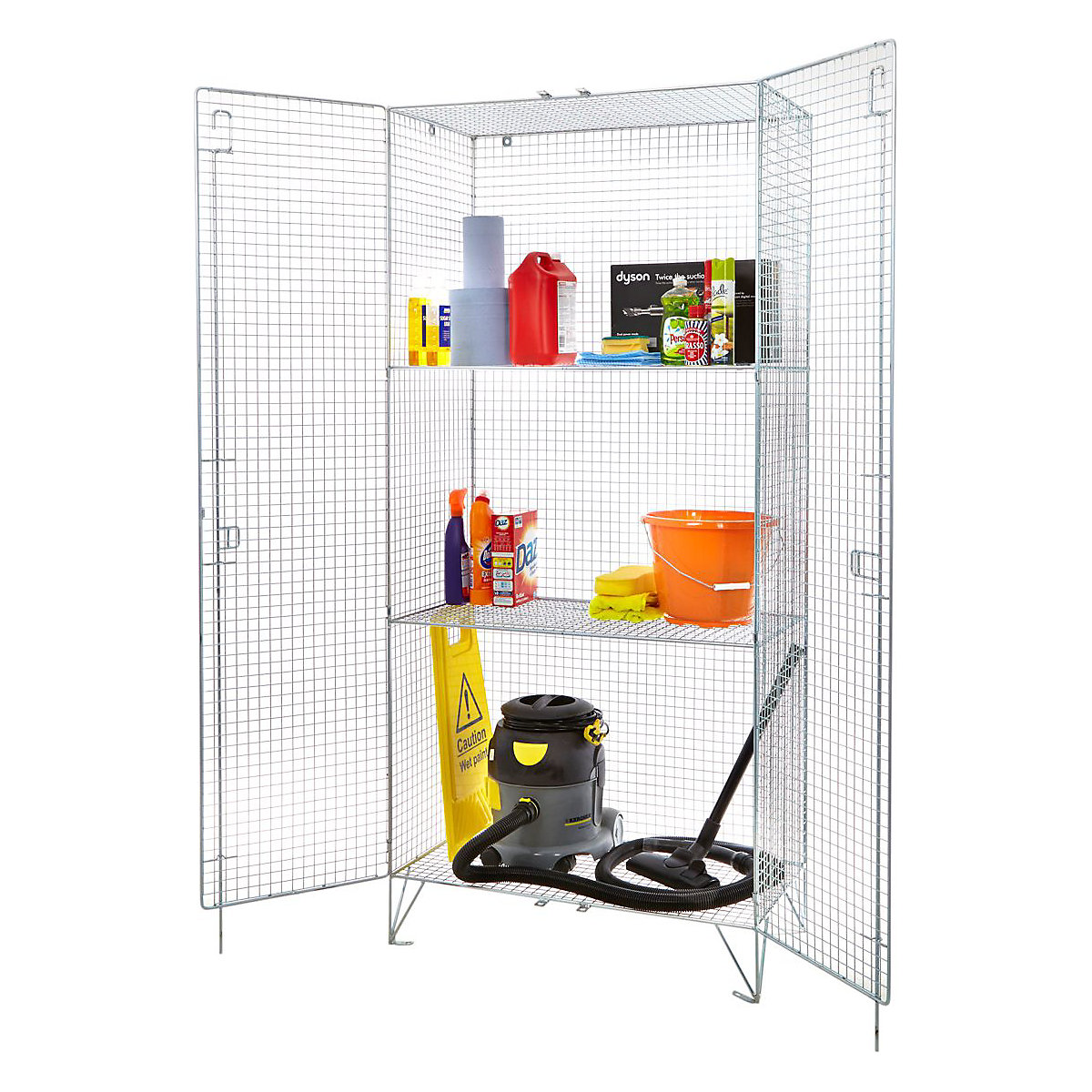 Zinc Wire Mesh Cupboards