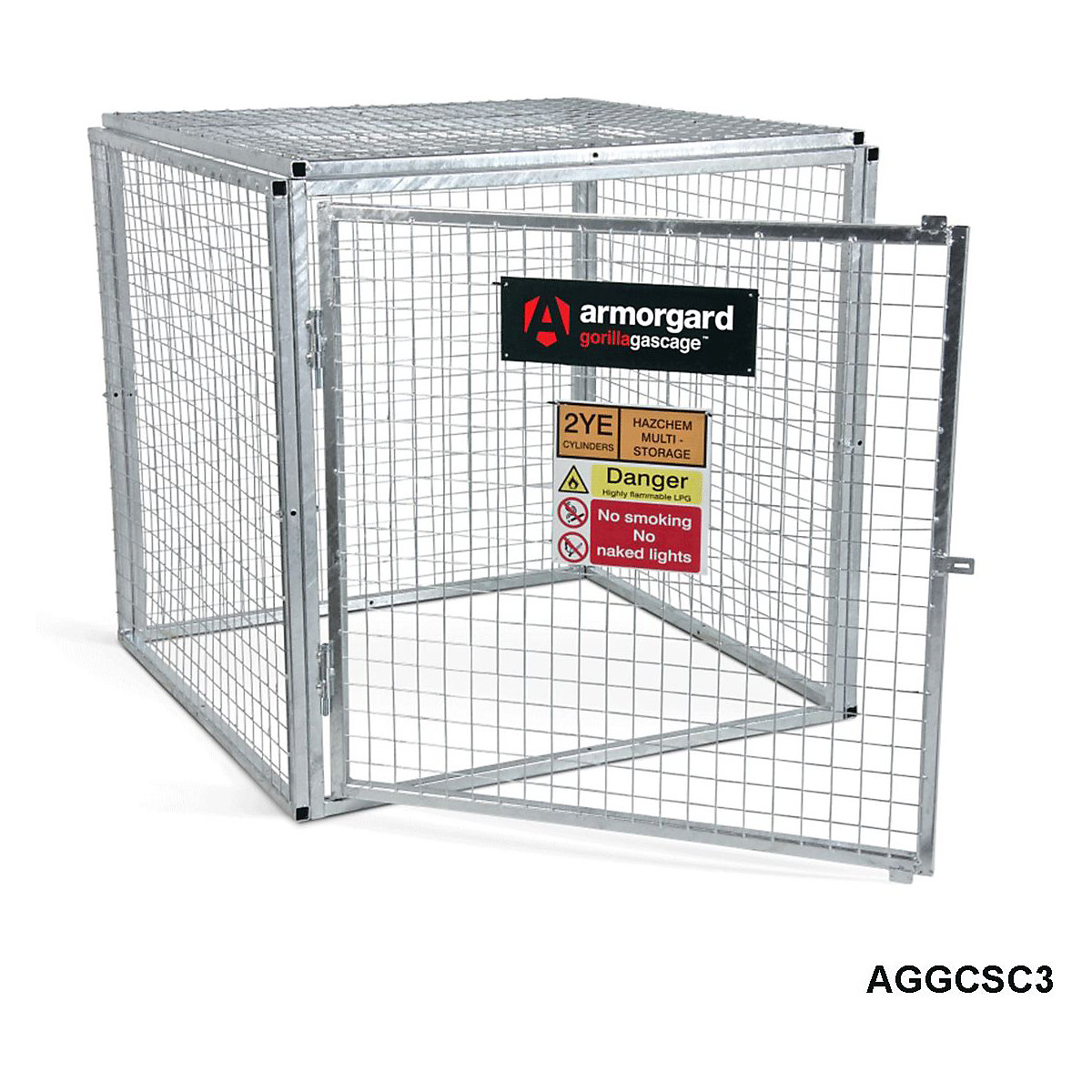 Armorgard Gorilla Gas Cylinder Storage Cages (Product illustration 5)-4