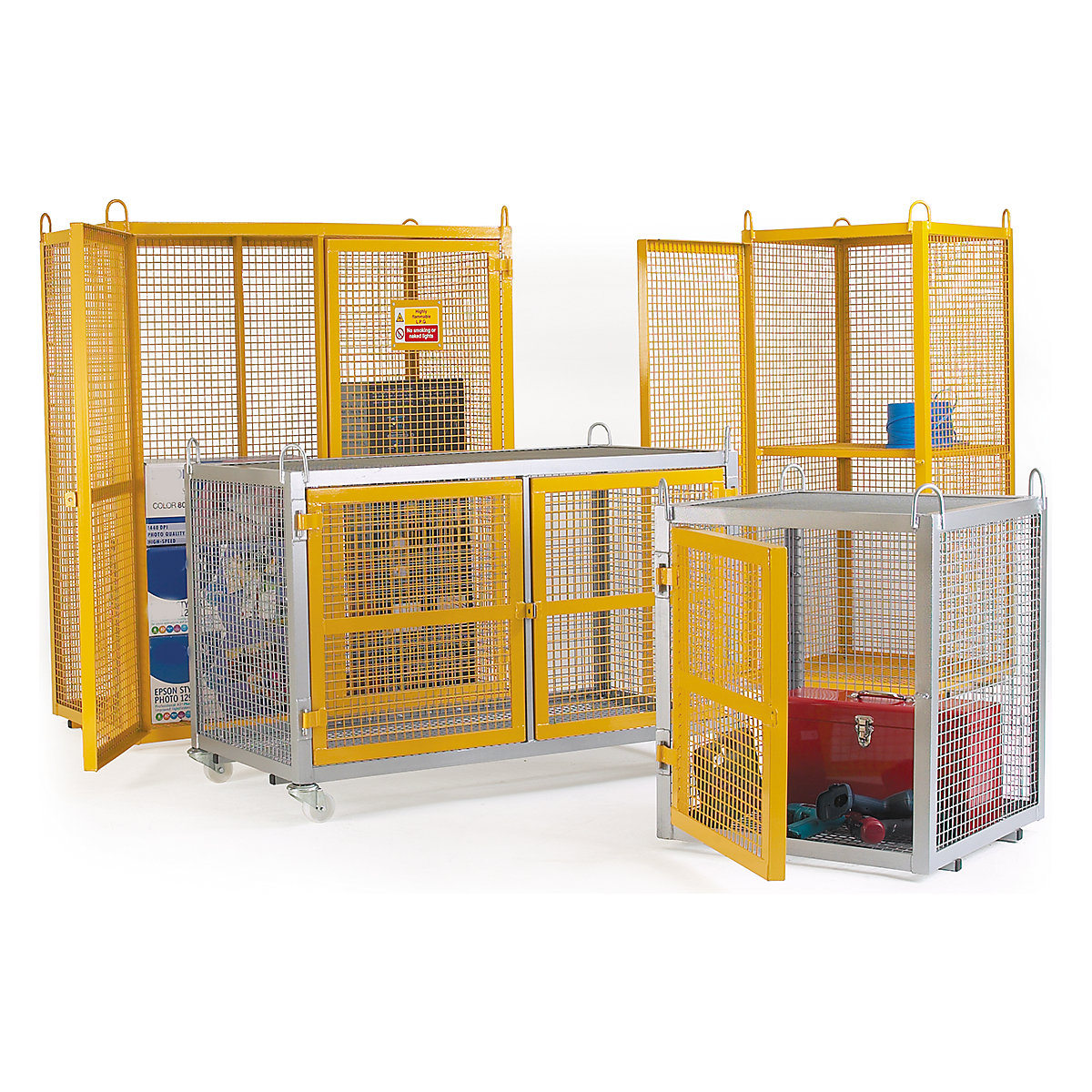 Galvanised Security Cages