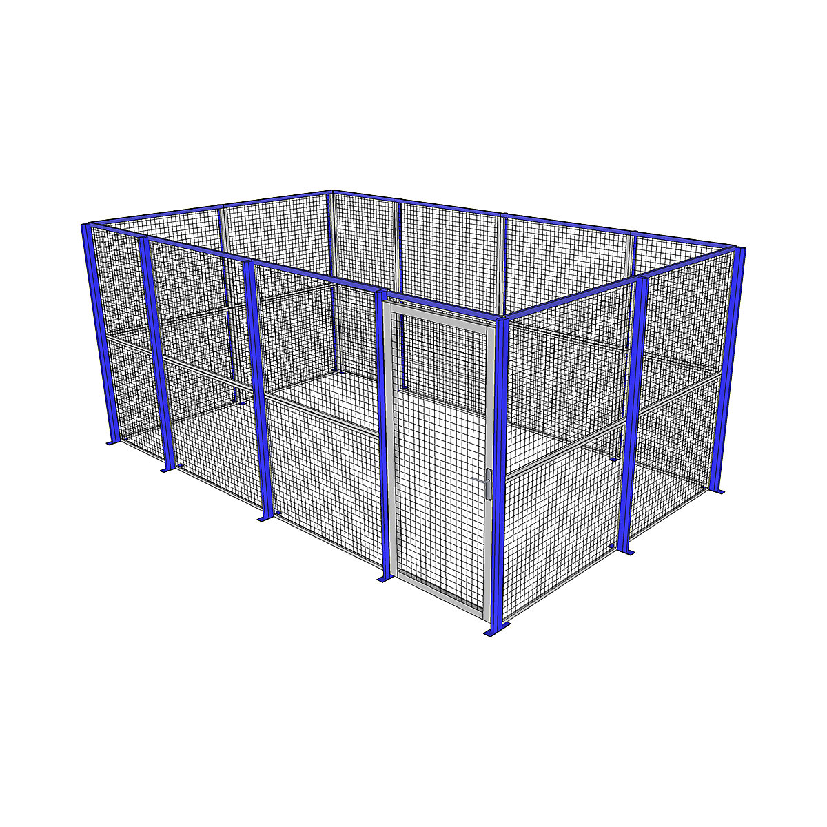 Metal Security Warehouse Partitioning