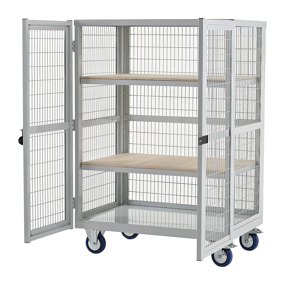 Mobile Mesh Cage Storage Trolleys