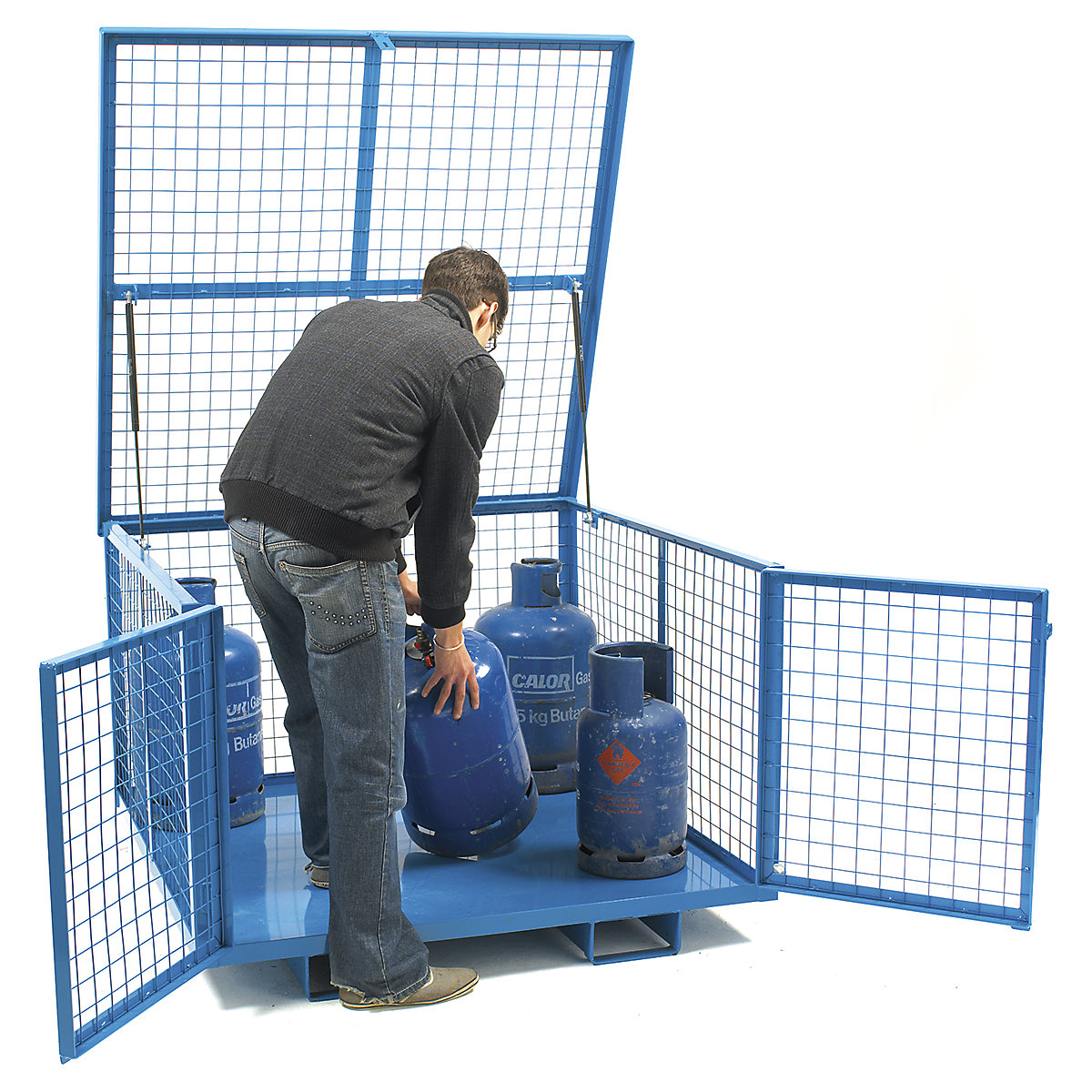 Security Cages with Lift Up Lids