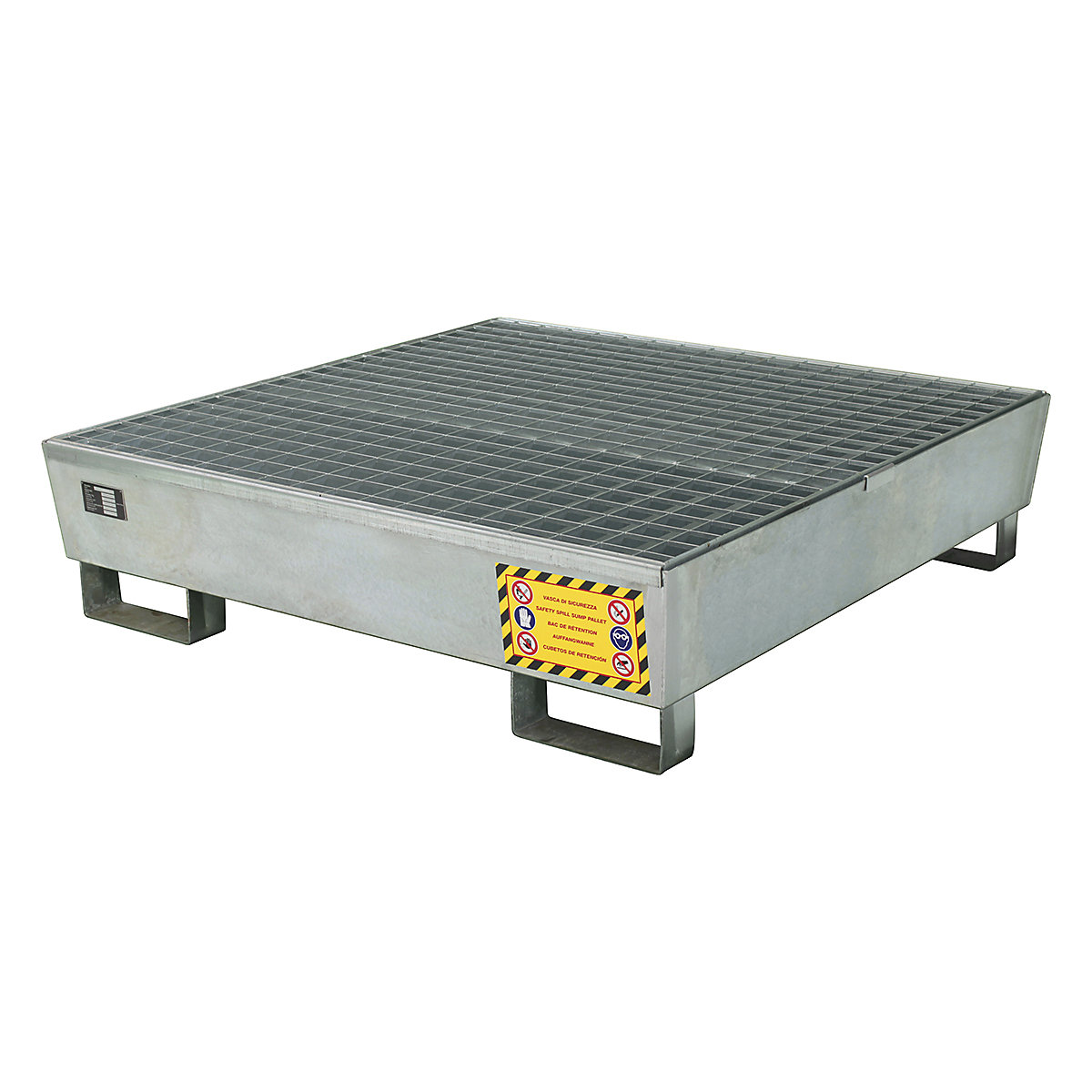 SALL Basic Spill Pallet, SALL Basic Spill Pallet, SALL Basic Spill Pallet | Galvanised | 4 x 200L Drums-2