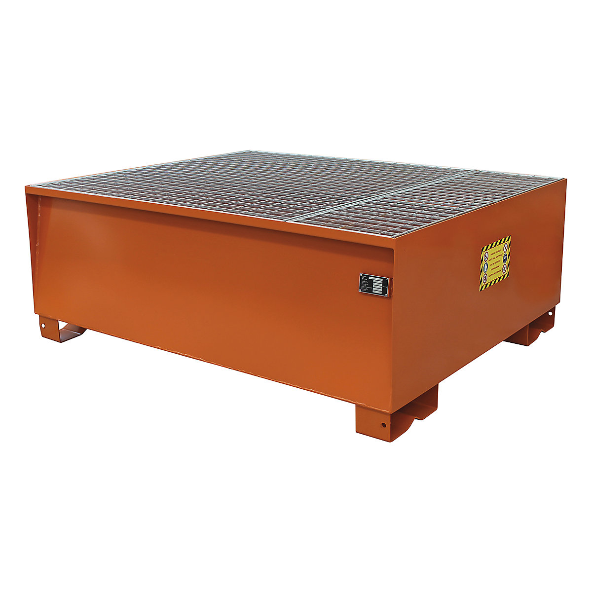 SALL Powder Coated Spill Pallet, SALL Powder Coated Spill Pallet, SALL Powder Coated Spill Pallet | Orange | 1 IBC | 1100L-5