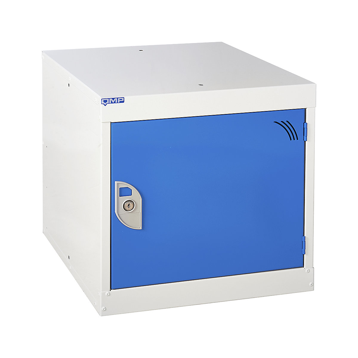 Mercian Express Cube Lockers, Mercian Express Cube Lockers, Mercian Express Cube Locker | 450h x 450w x 450d mm | Hasp & Staple Lock | Blue Door-3