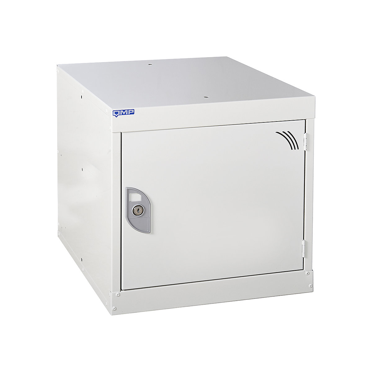 Mercian Express Cube Lockers, Mercian Express Cube Lockers, Mercian Express Cube Locker | 380h x 380w x 380d mm | Hasp & Staple Lock | Light Grey Door-2