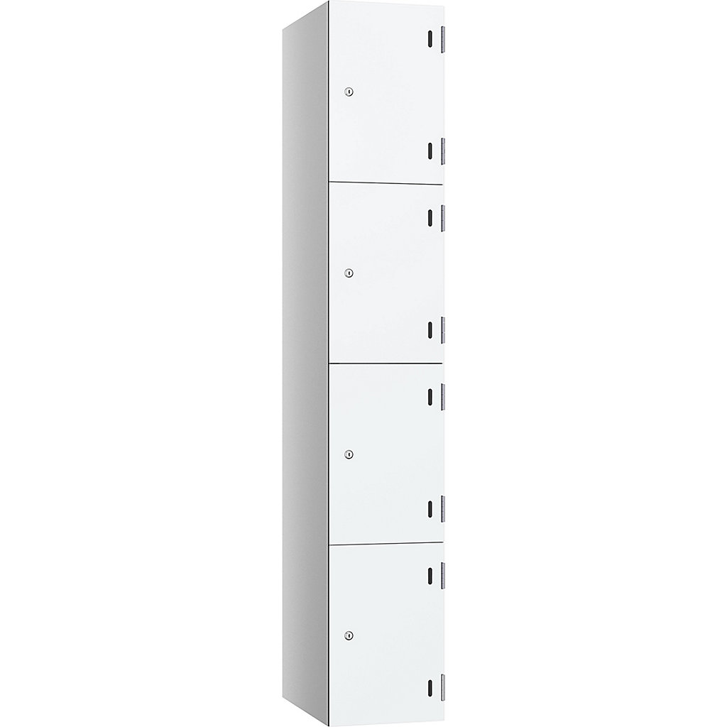 Pure Shield Laminate Door Sloping Top Lockers | 1800h x 300w x 460d mm ...