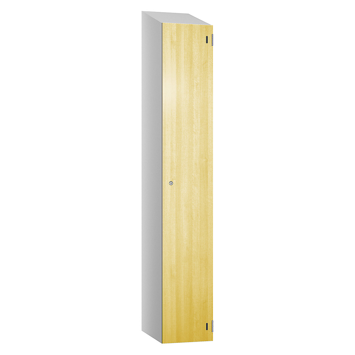 Pure Shield Sloping Top Wood Effect Laminate Door Lockers