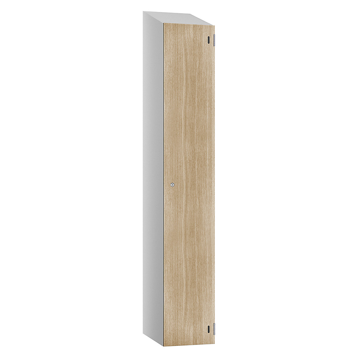 Pure Shield Sloping Top Wood Effect Laminate Door Lockers