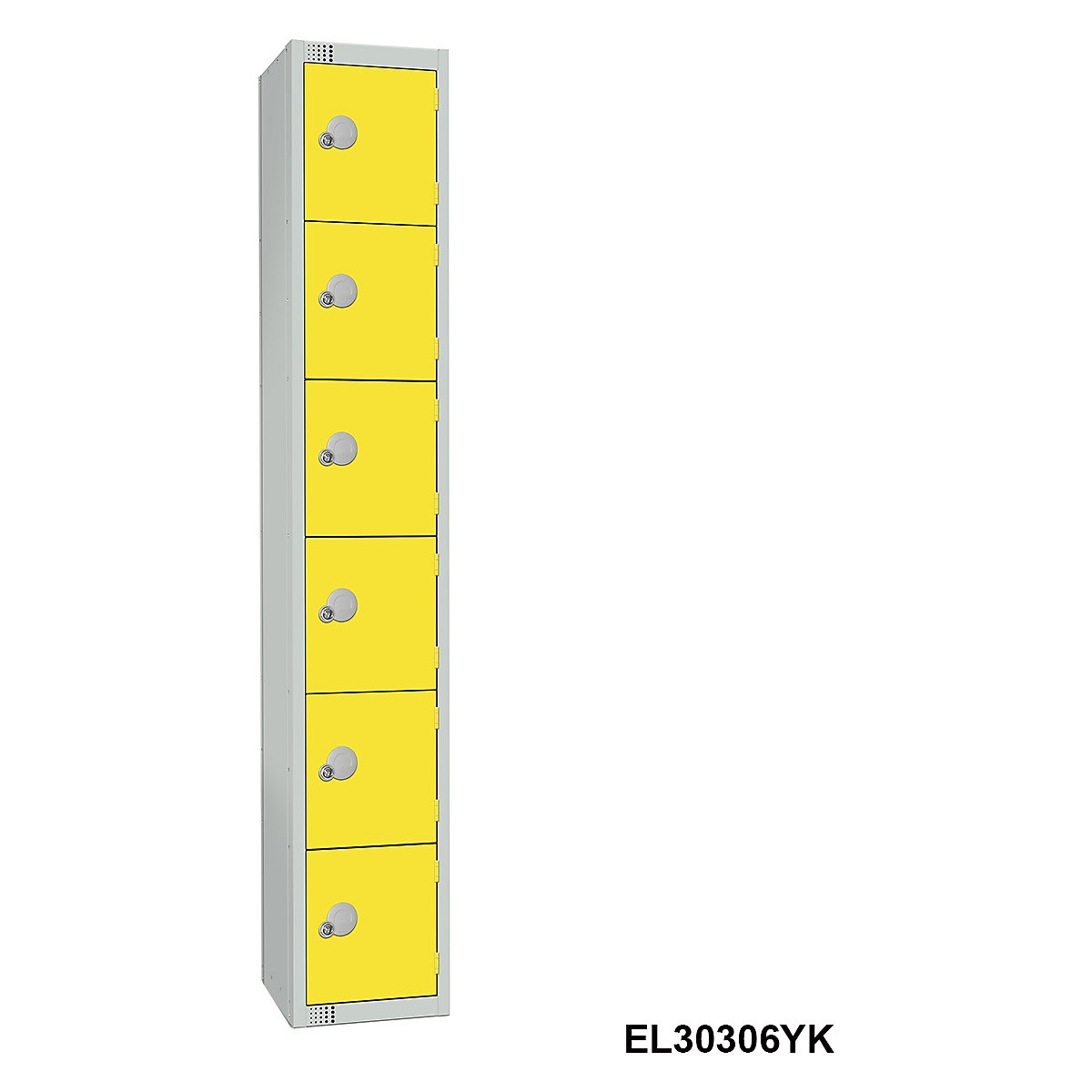 Elite Six Door Metal Storage Lockers (Product illustration 7)-6