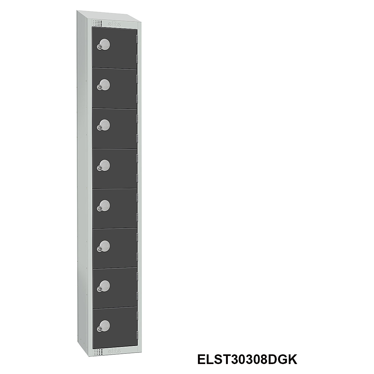 Elite Sloping Top Eight Door Metal Storage Lockers (Product illustration 3)-2