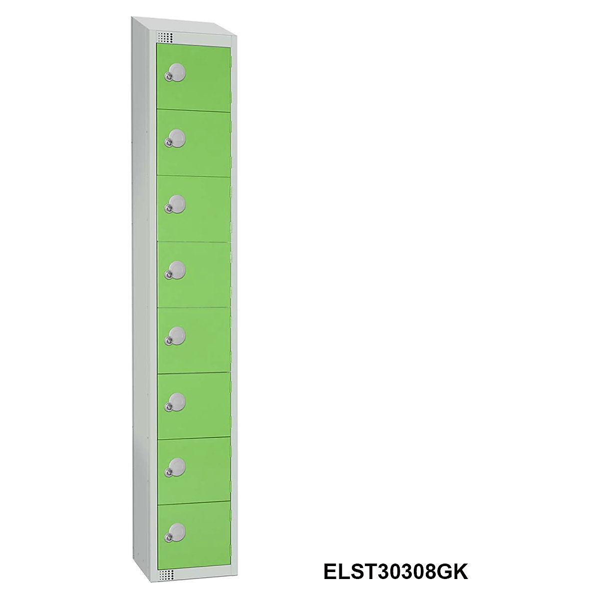 Elite Sloping Top Eight Door Metal Storage Lockers (Product illustration 4)-3