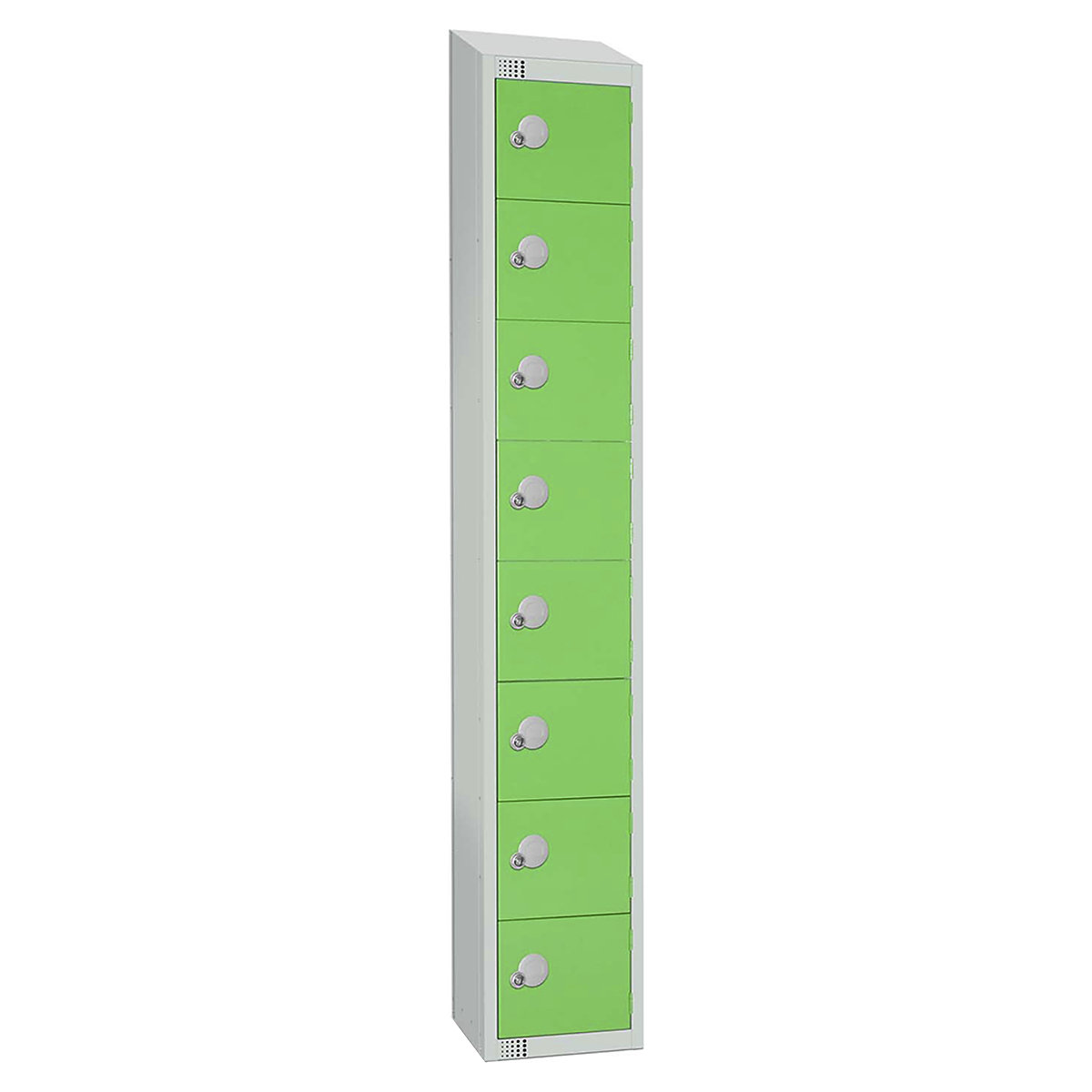 Elite Sloping Top Eight Door Metal Storage Lockers