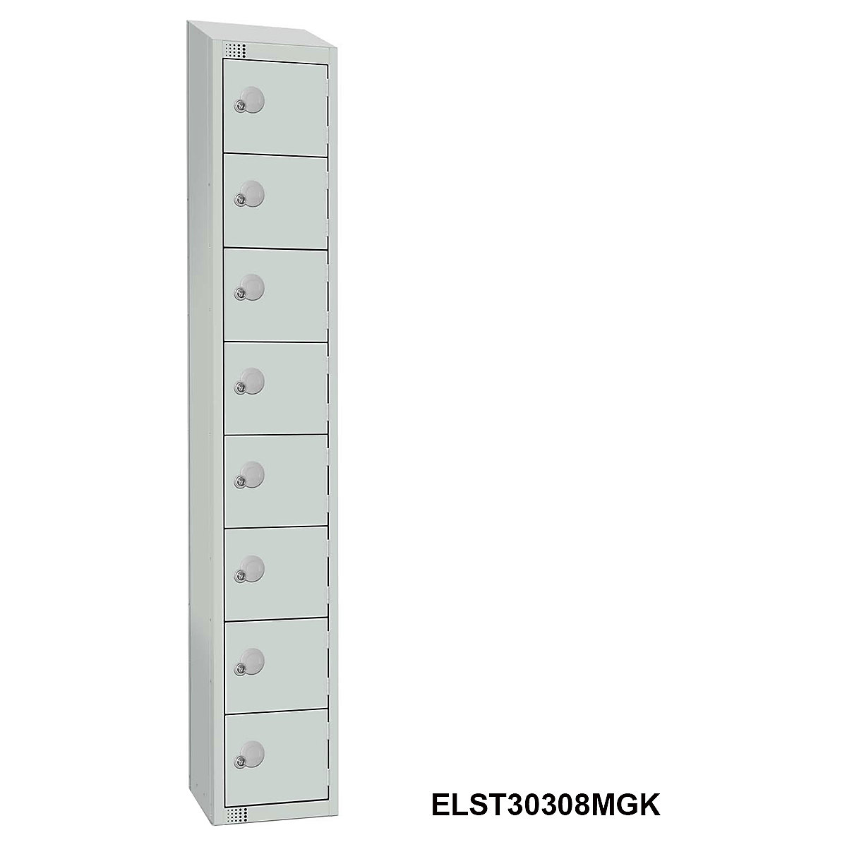 Elite Sloping Top Eight Door Metal Storage Lockers (Product illustration 5)-4