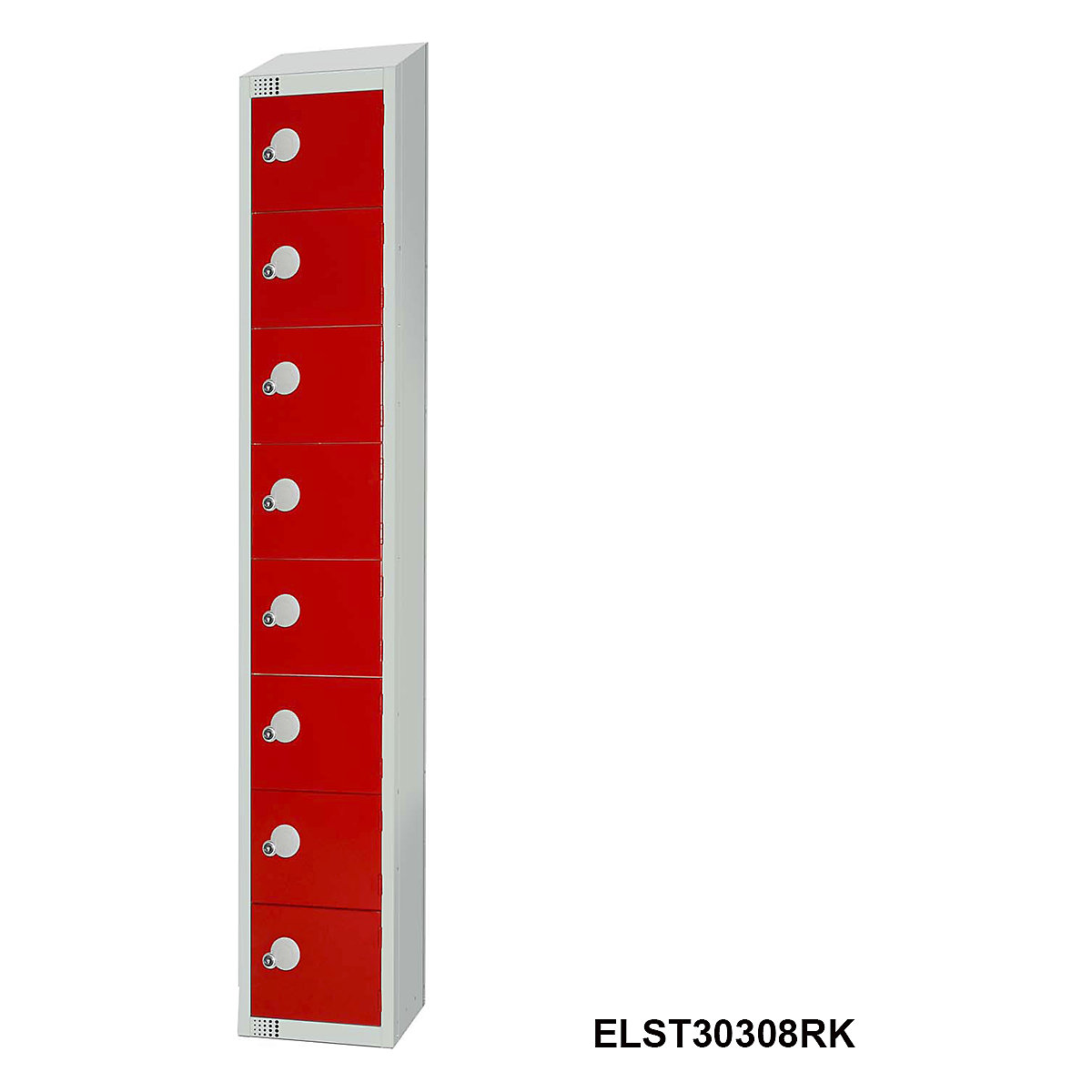 Elite Sloping Top Eight Door Metal Storage Lockers (Product illustration 7)-6
