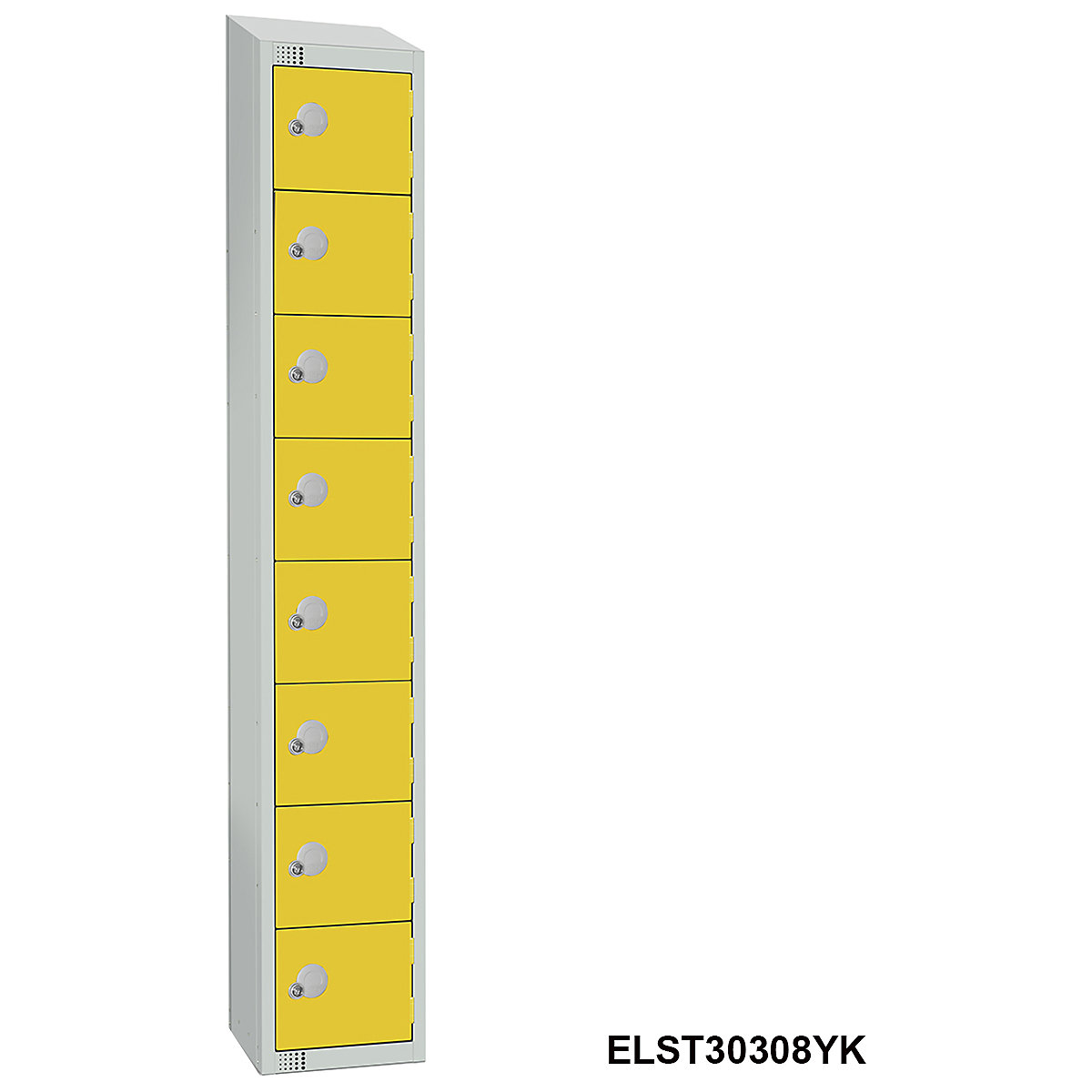 Elite Sloping Top Eight Door Metal Storage Lockers (Product illustration 6)-5
