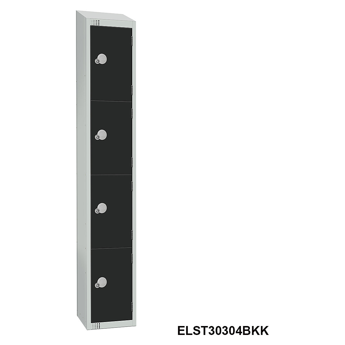 Elite Sloping Top Four Door Metal Storage Locker (Product illustration 3)-2