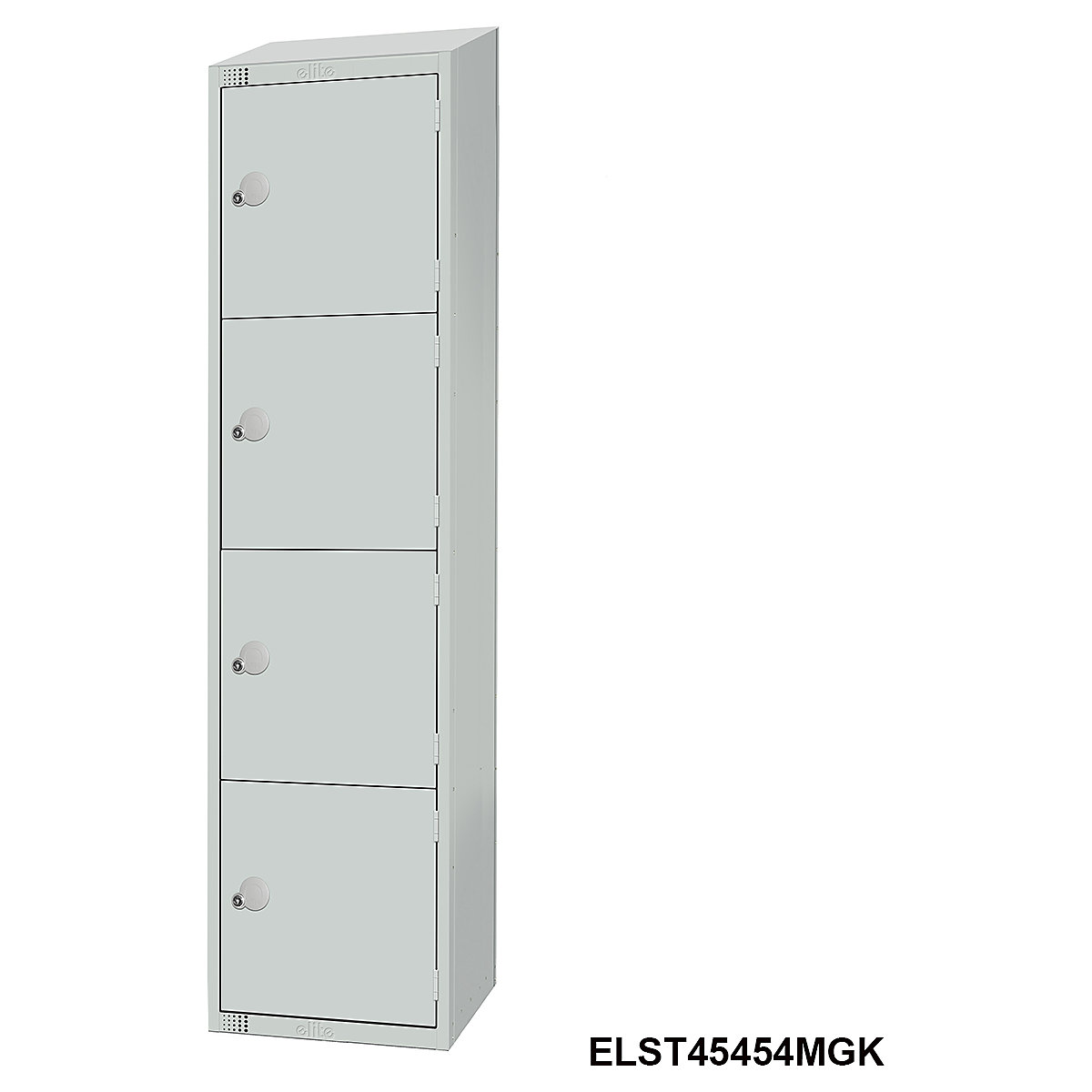 Elite Sloping Top Four Door Metal Storage Locker (Product illustration 7)-6