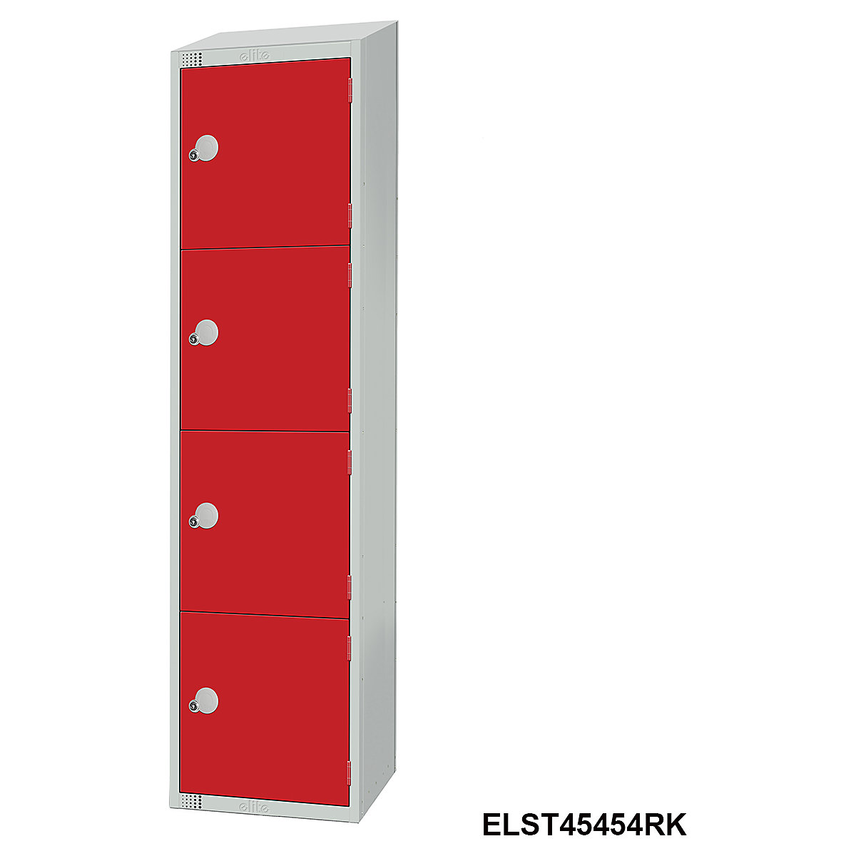 Elite Sloping Top Four Door Metal Storage Locker (Product illustration 10)-9