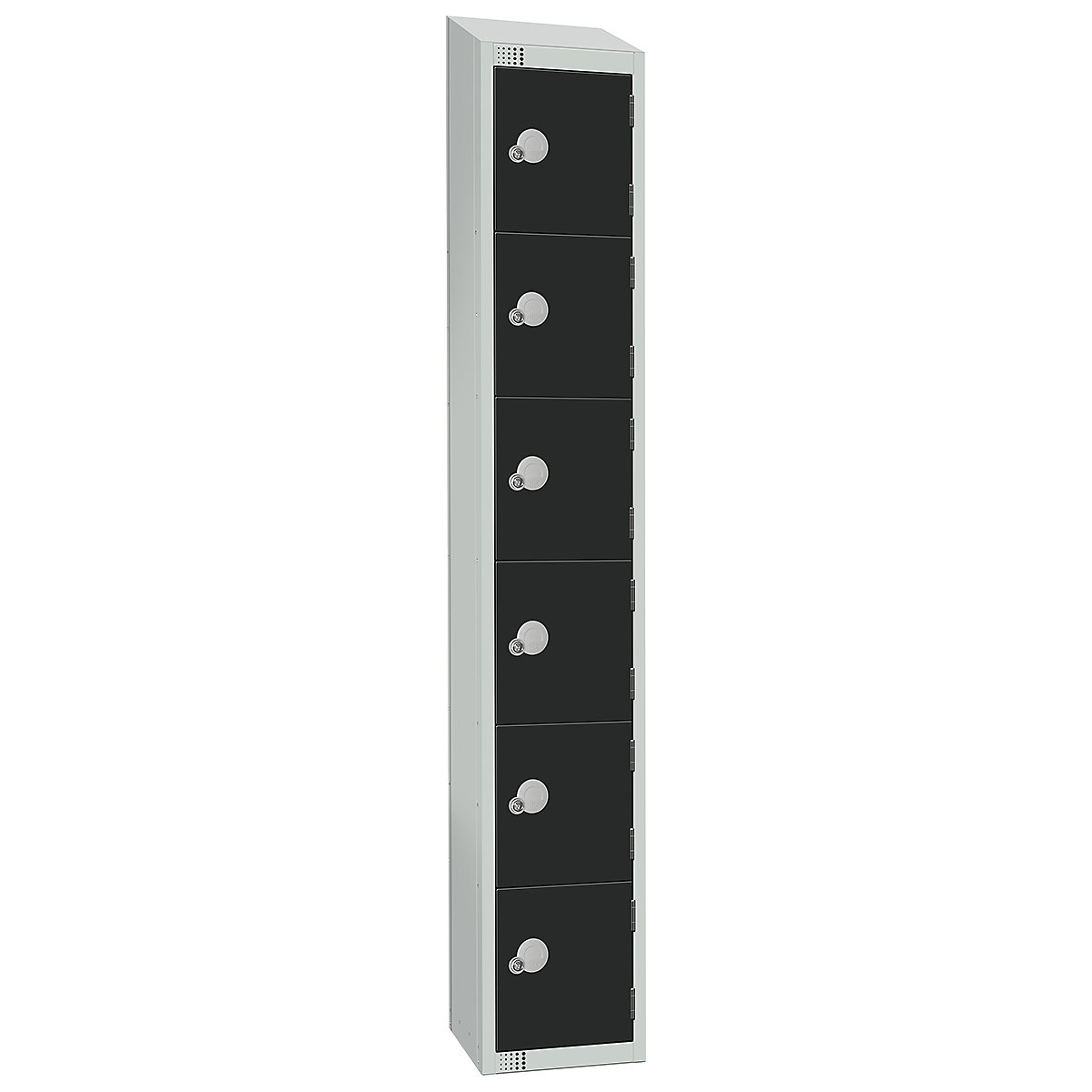 Elite Sloping Top Six Door Metal Storage Lockers