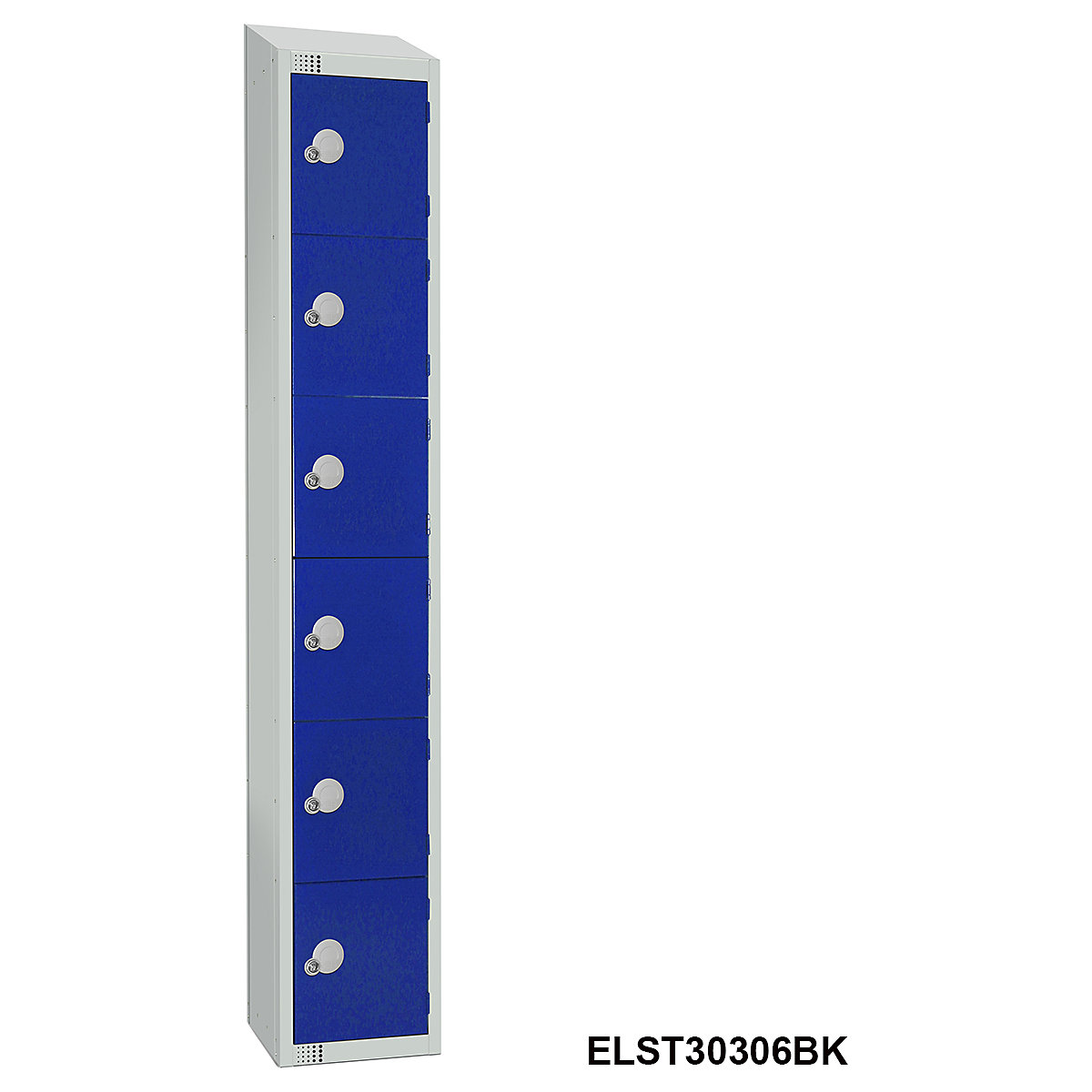Elite Sloping Top Six Door Metal Storage Lockers (Product illustration 6)-5
