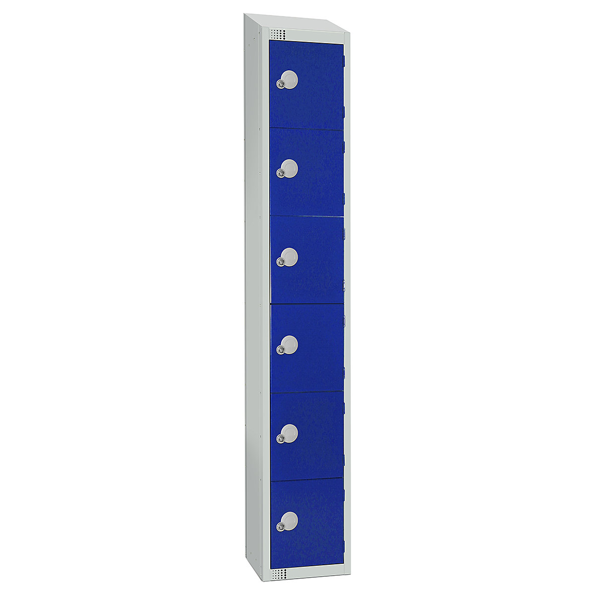 Elite Sloping Top Six Door Metal Storage Lockers