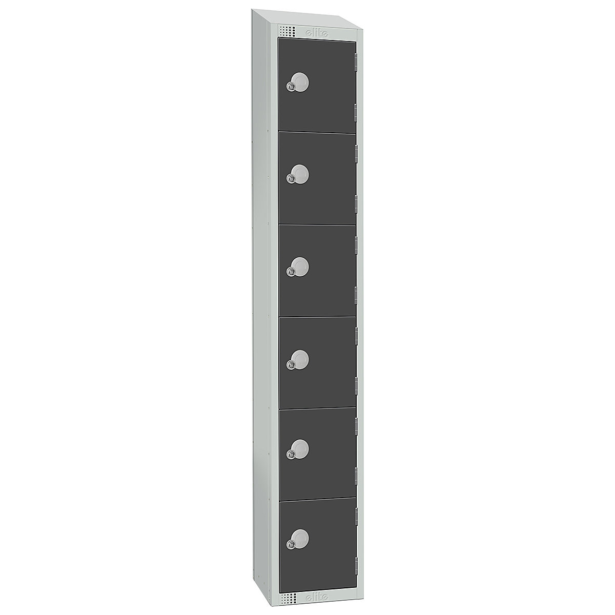 Elite Sloping Top Six Door Metal Storage Lockers