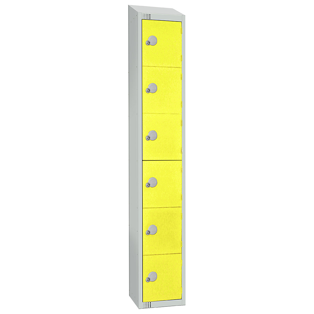 Elite Sloping Top Six Door Metal Storage Lockers