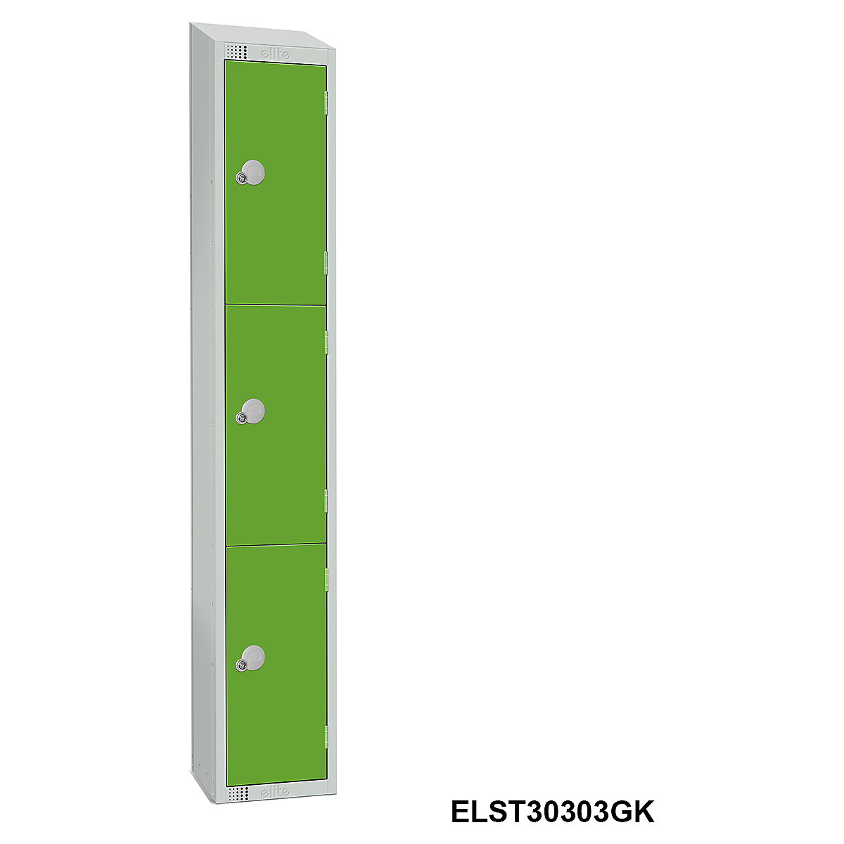 Elite Sloping Top Three Door Metal Storage Lockers (Product illustration 6)-5