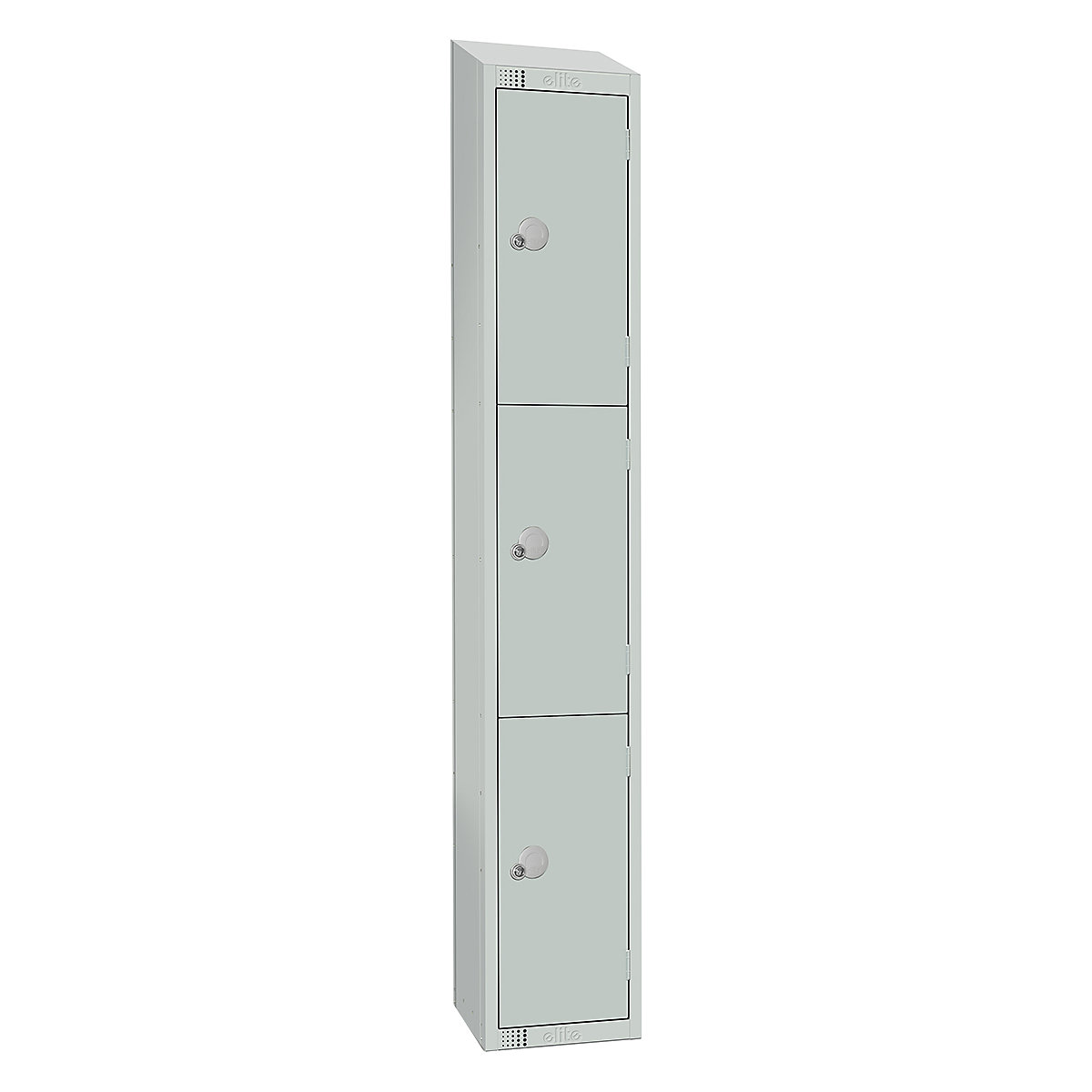 Elite Sloping Top Three Door Metal Storage Lockers