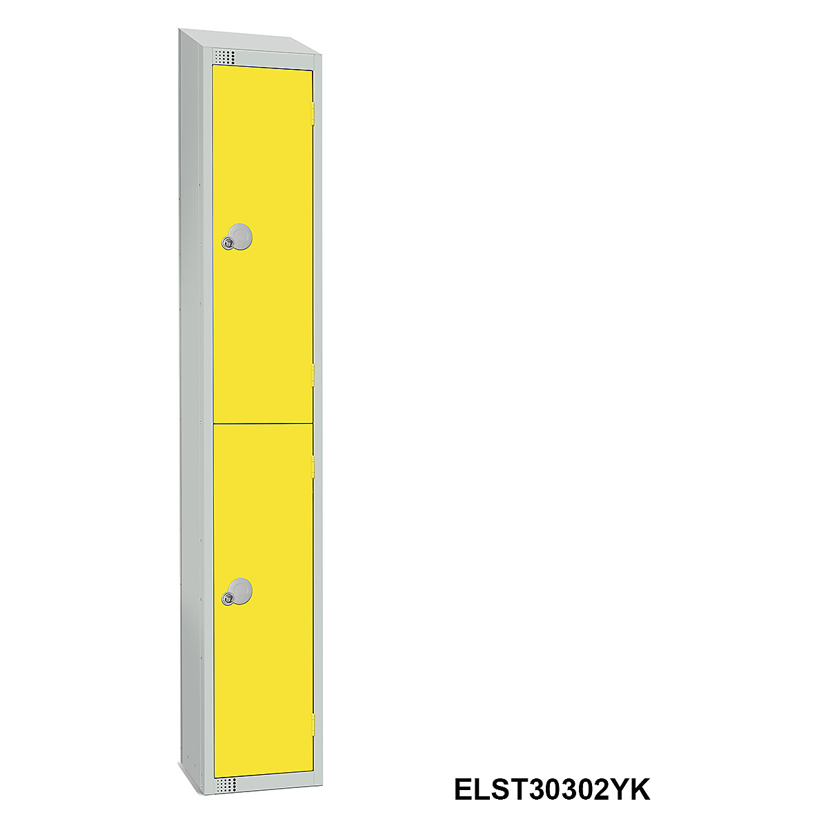 Elite Sloping Top Two Door Metal Storage Lockers (Product illustration 4)-3