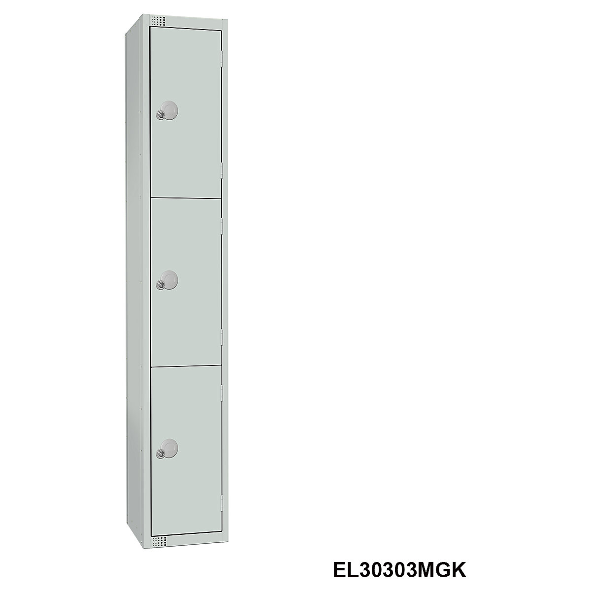 Elite Three Door Metal Storage Lockers (Product illustration 5)-4
