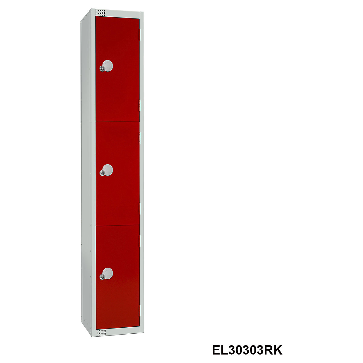 Elite Three Door Metal Storage Lockers (Product illustration 7)-6