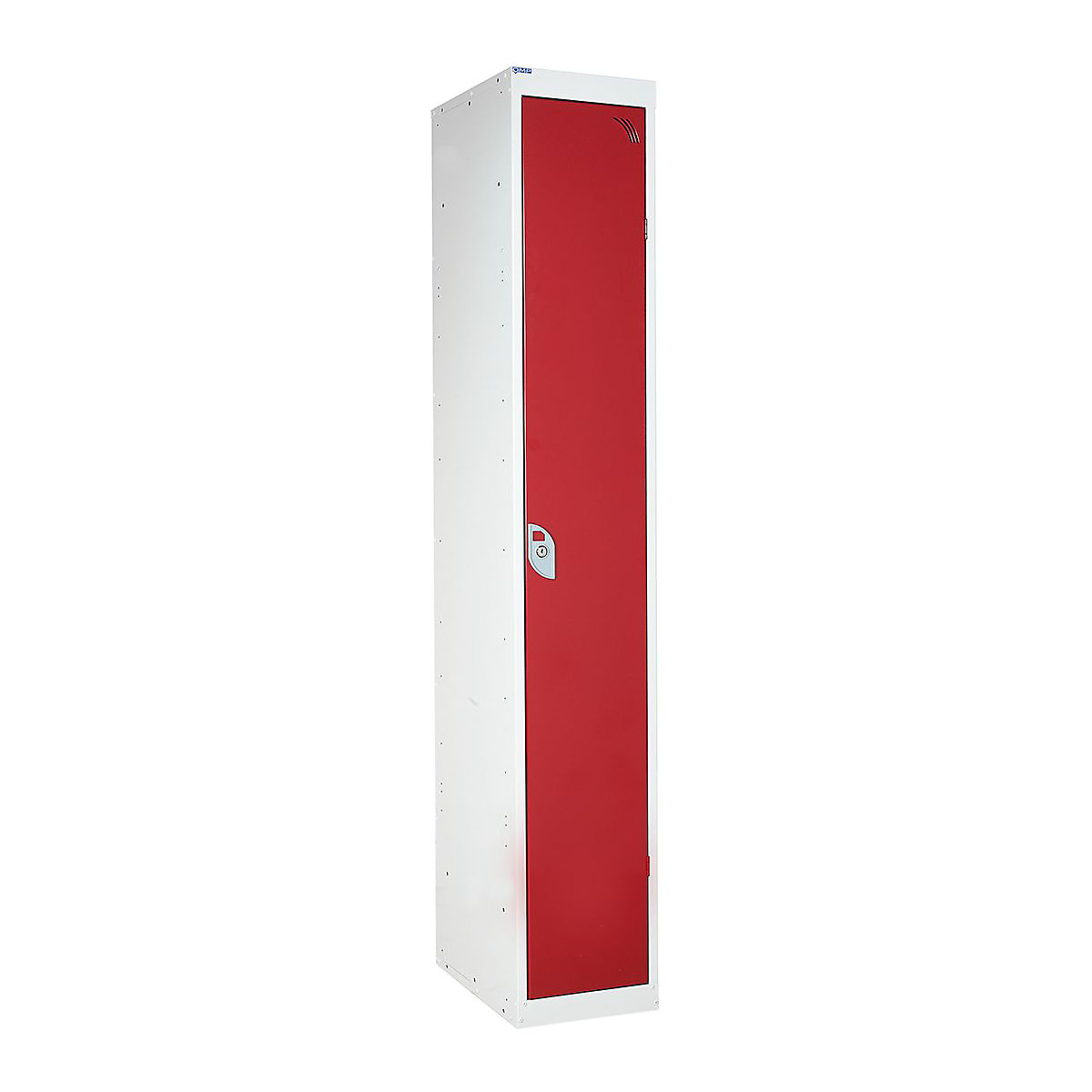 Mercian Express Storage Lockers, Mercian Express Storage Lockers, Mercian Express Storage Locker | 1800h x 300w x 450d mm | 1 Door | Hasp & Staple Lock | Red Door-24