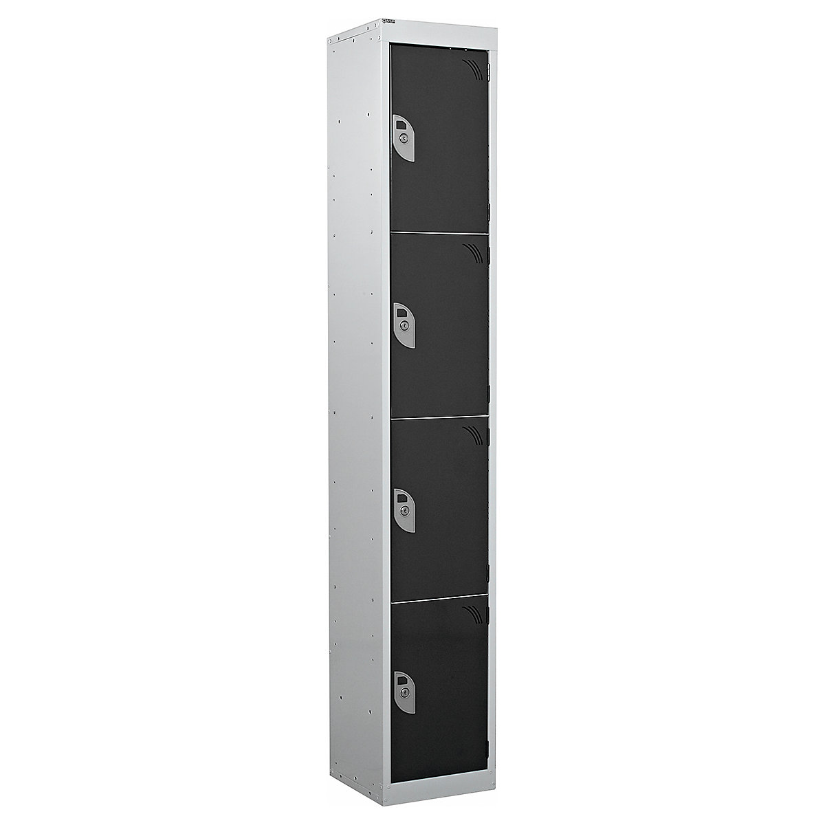 Mercian Express Storage Lockers, Mercian Express Storage Lockers, Mercian Express Storage Locker | 1800h x 300w x 300d mm | 4 Door | Cam Lock | Dark Grey Door-34