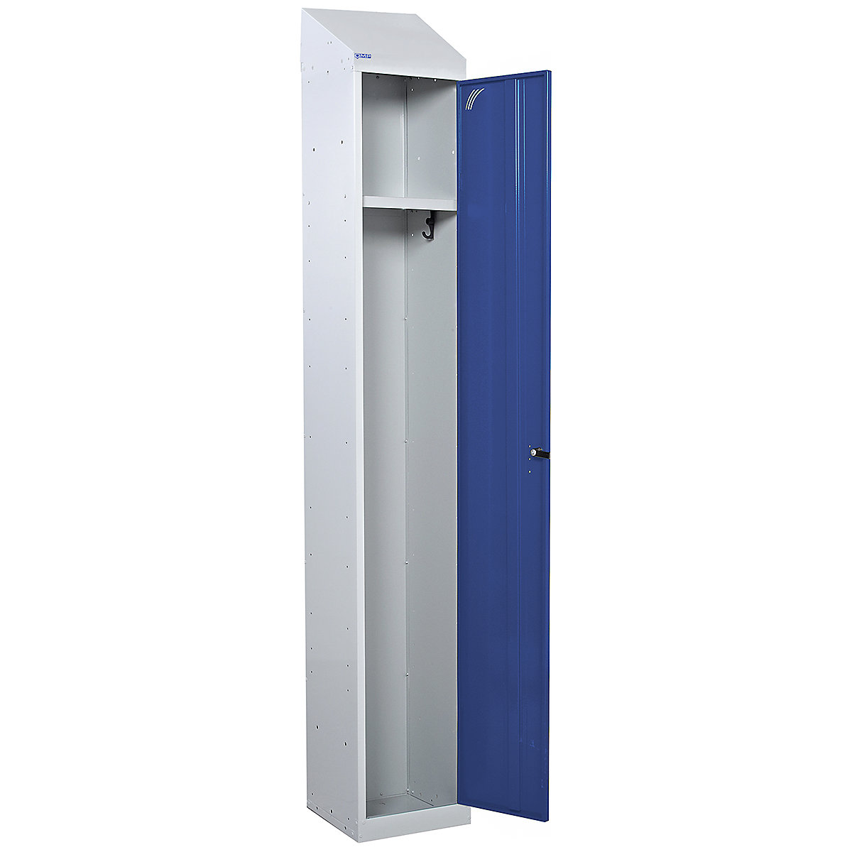 Mercian Single Door Metal Storage Lockers With Sloping Tops (Product illustration 9)-8