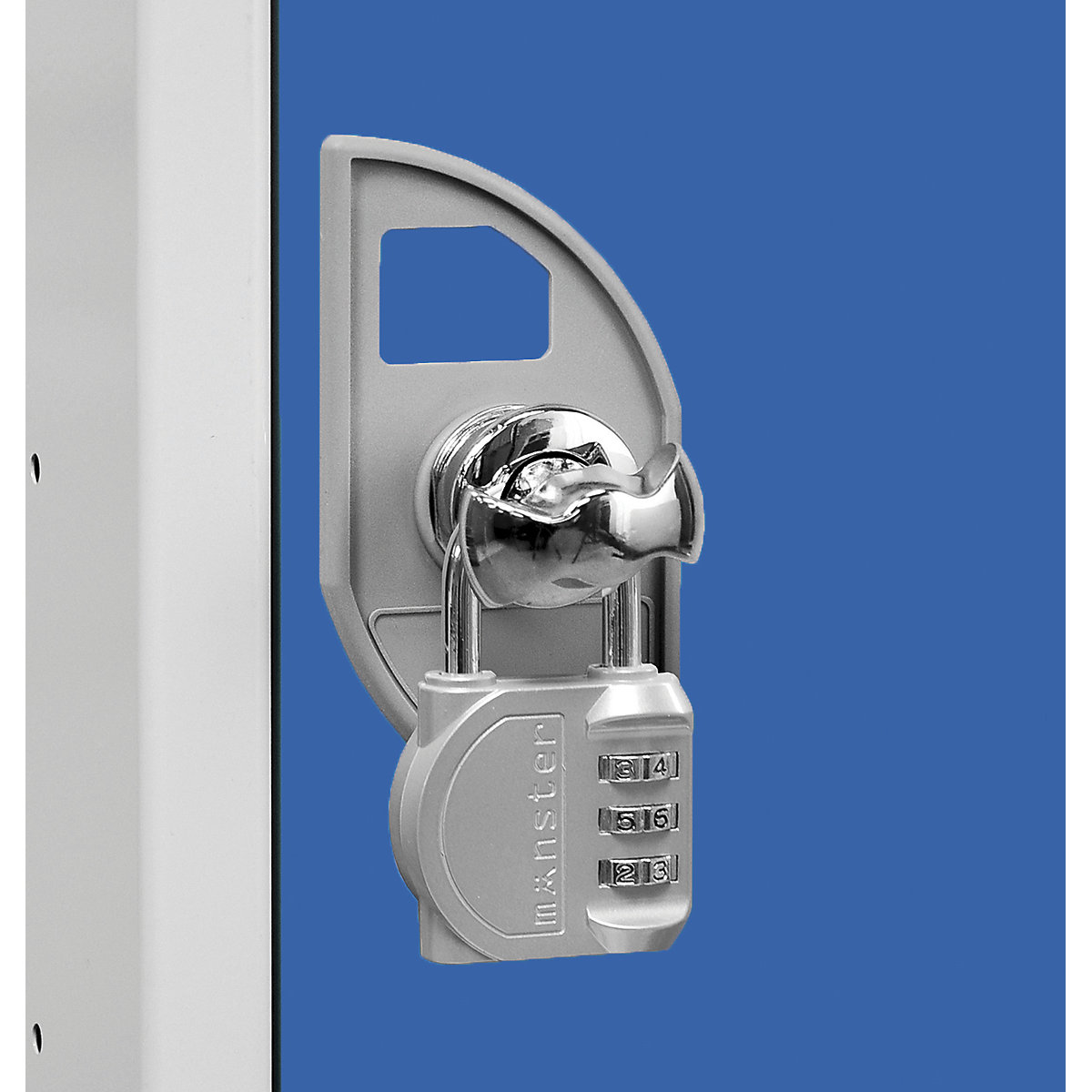 Mercian Single Door Metal Storage Lockers With Sloping Tops (Product illustration 11)-10