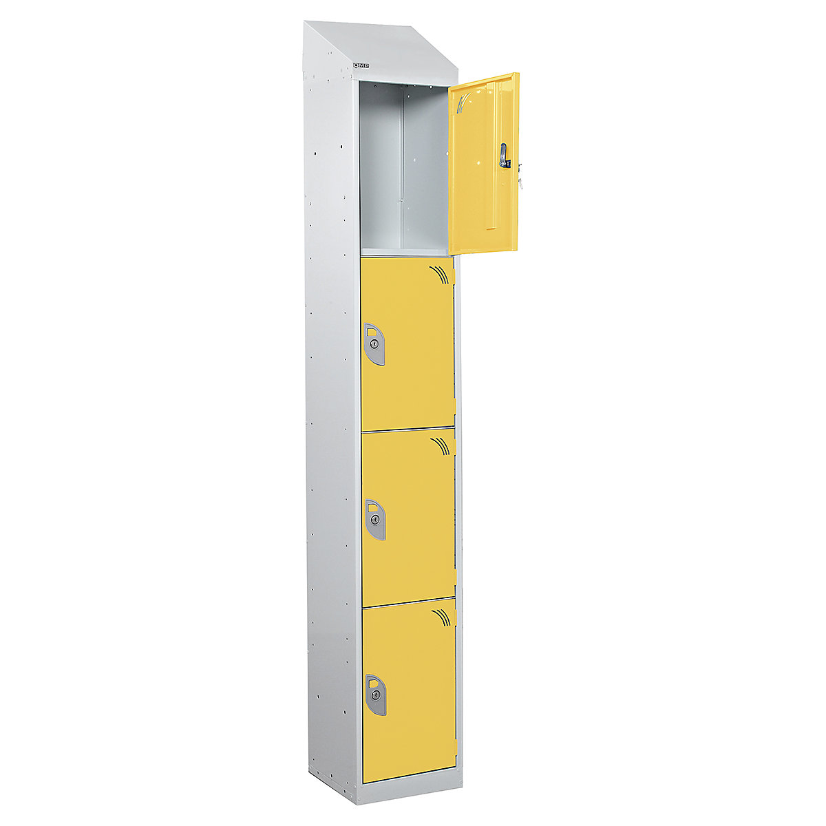 Mercian Sloping Top Four Door Metal Storage Lockers (Product illustration 8)-7