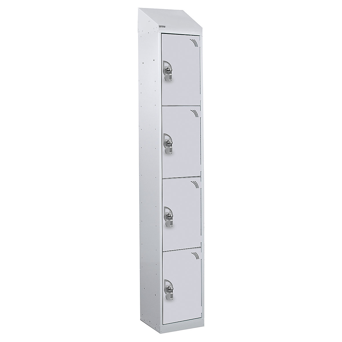 Mercian Sloping Top Four Door Metal Storage Lockers