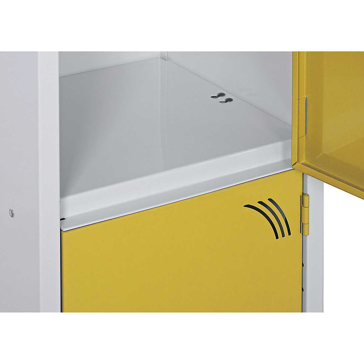 Mercian Sloping Top Four Door Metal Storage Lockers (Product illustration 10)-9