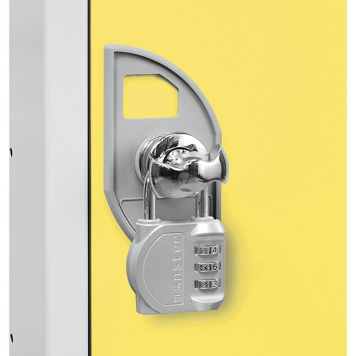 Mercian Sloping Top Four Door Metal Storage Lockers (Product illustration 12)-11
