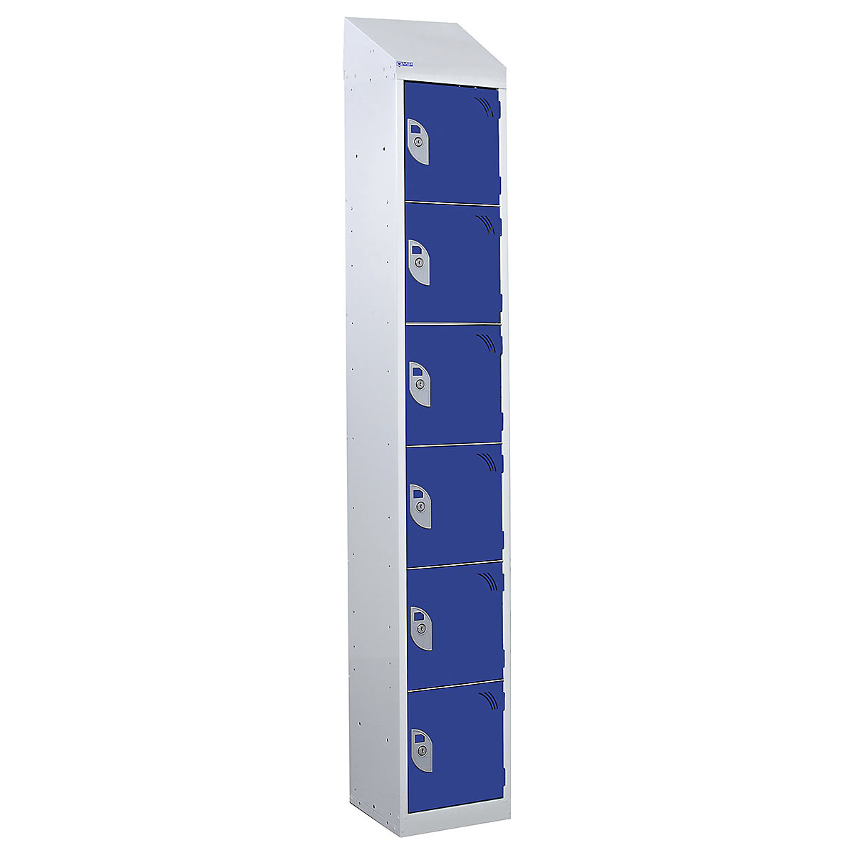 Mercian Sloping Top Six Door Metal Storage Lockers