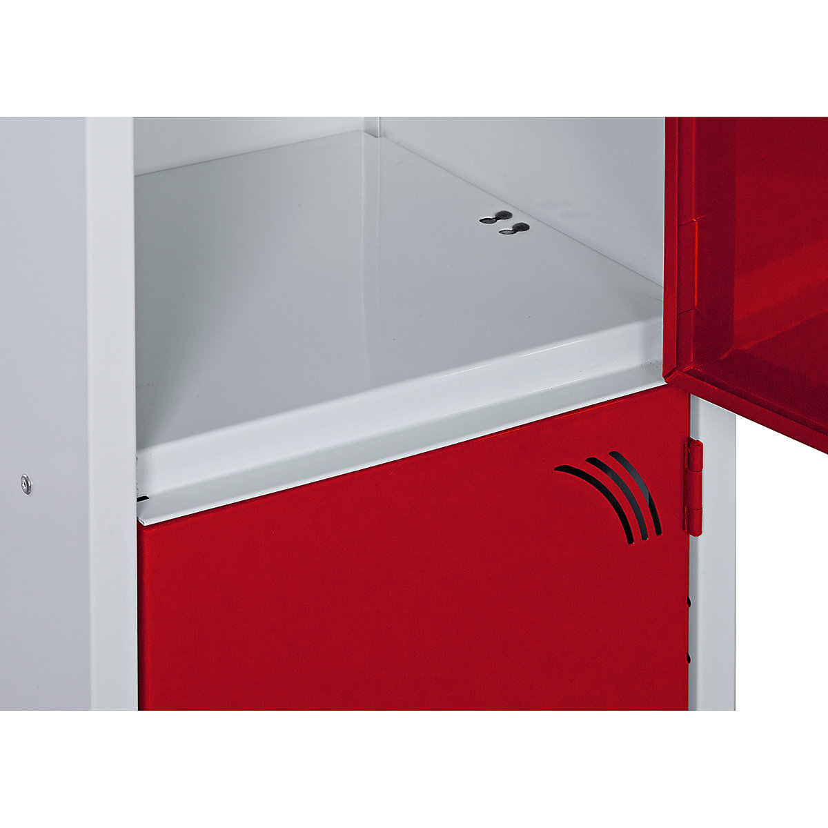 Mercian Sloping Top Six Door Metal Storage Lockers (Product illustration 10)-9