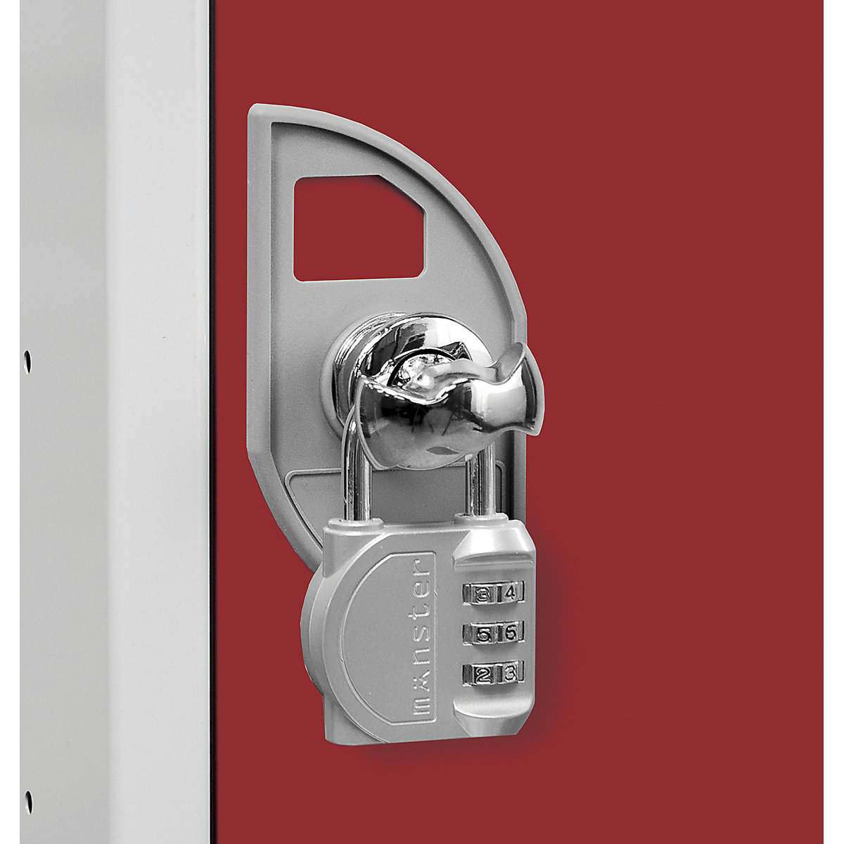 Mercian Sloping Top Six Door Metal Storage Lockers (Product illustration 12)-11