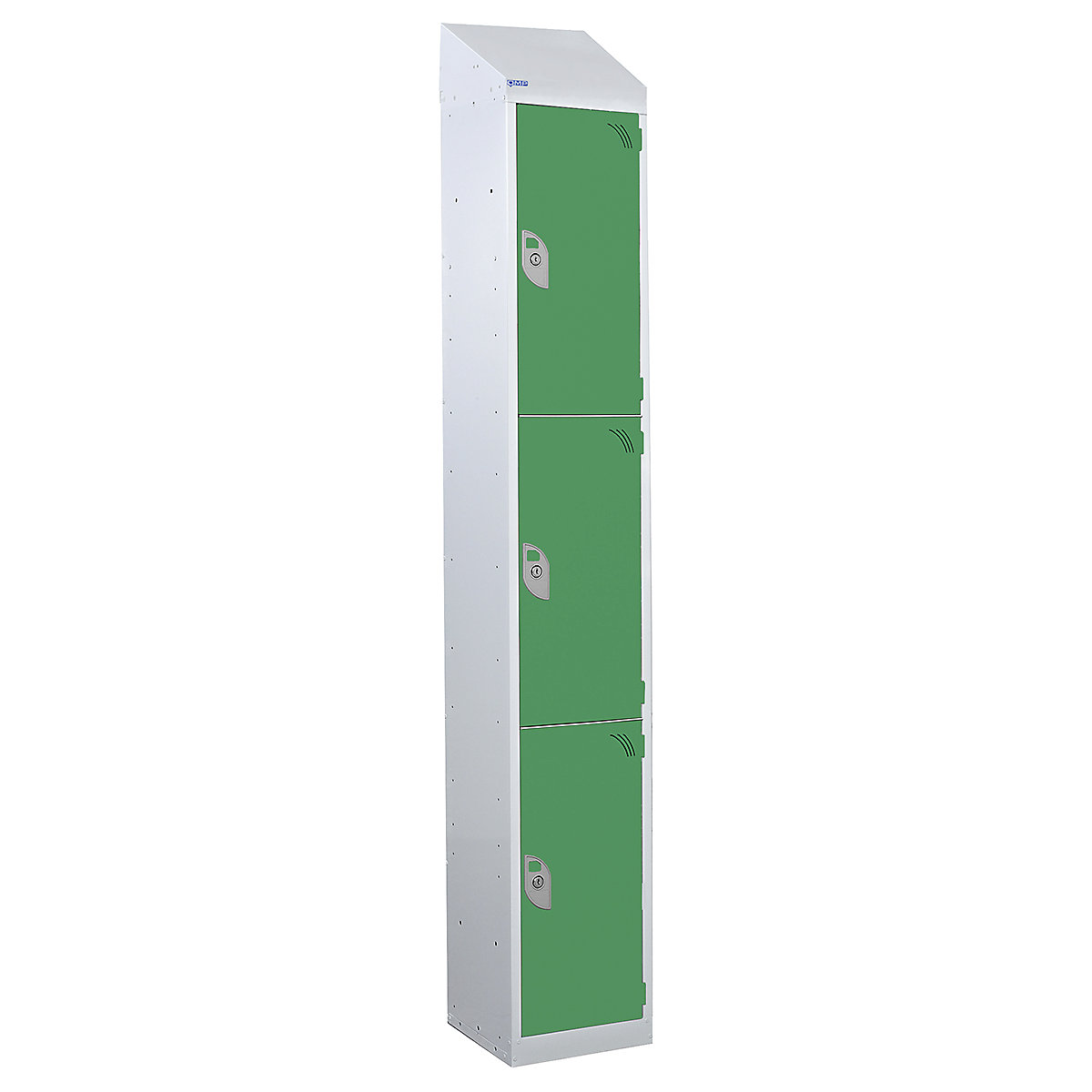 Mercian Sloping Top Three Door Metal Storage Lockers